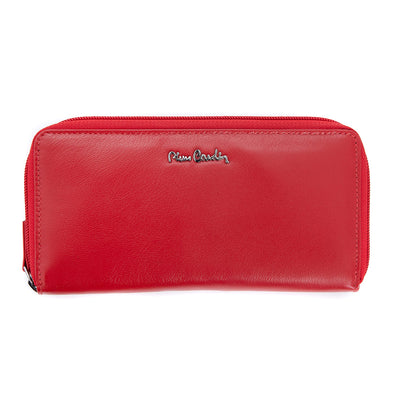 Pierre Cardin | Γυναικείο πορτοφόλι από γνήσιο φυσικό δέρμα GPD452, Κόκκινο 1