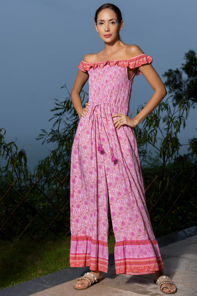 Γυναικεία ολόσωμη φόρμα Herta, Ροζ 1