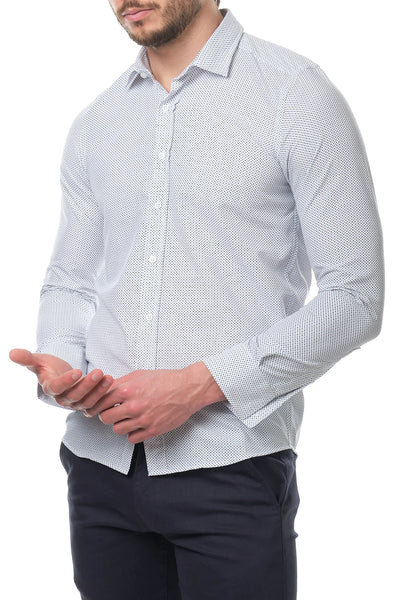 Ανδρικό πουκάμισο Nigel, Λευκό 1