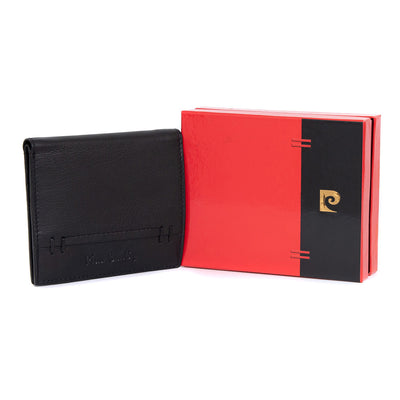 Pierre Cardin | Ανδρικό πορτοφόλι από γνήσιο φυσικό δέρμα GPB101, Μαύρο 2
