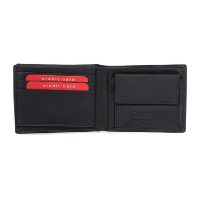Pierre Cardin | Ανδρικό πορτοφόλι από γνήσιο φυσικό δέρμα GPB104, Μαύρο 3