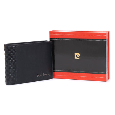 Pierre Cardin | Ανδρικό πορτοφόλι από γνήσιο φυσικό δέρμα GPB108, Μαύρο 2