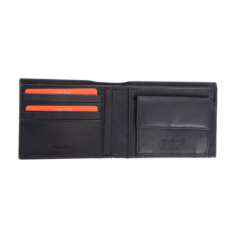Pierre Cardin | Ανδρικό πορτοφόλι από γνήσιο φυσικό δέρμα GPB108, Μαύρο 3