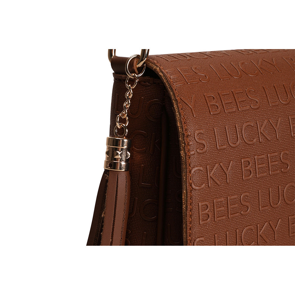 Lucky Bees | Γυναικεία τσάντα ASR-G106, Καφέ 5