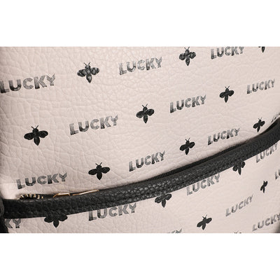 Lucky Bees | Γυναικείο σακίδιο ASR-RD020, Λευκό/Μαύρο 7