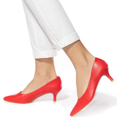 Γυναικεία παπούτσια Acasia, Κόκκινο 1