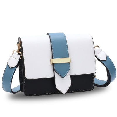 Γυναικεία τσάντα Azalea, Λευκό/Μαύρο/Γαλάζιο 1