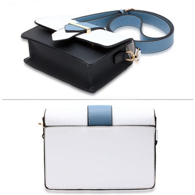 Γυναικεία τσάντα Azalea, Λευκό/Μαύρο/Γαλάζιο 2