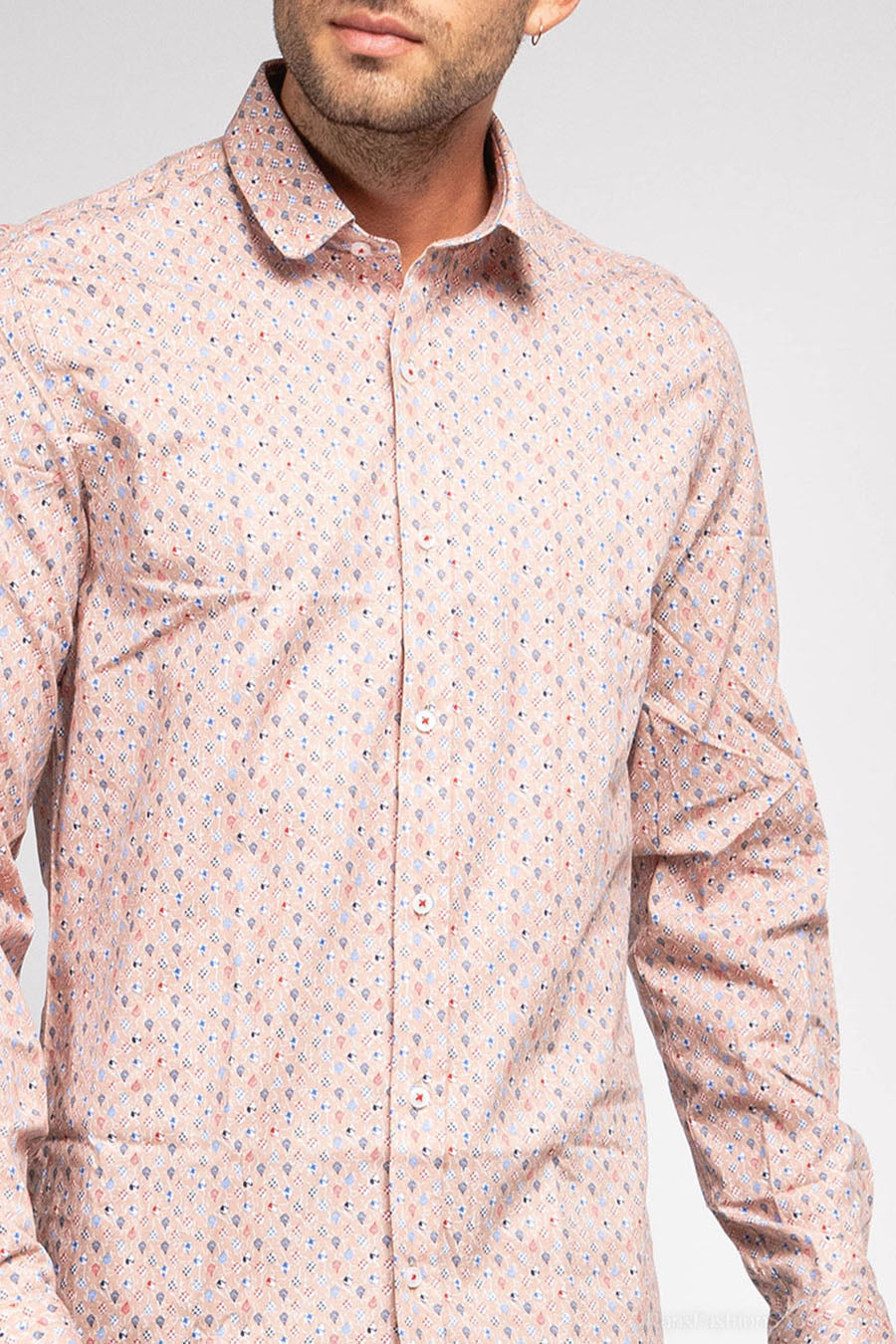Ανδρικό πουκάμισο Aldwyn, Ροζ 2