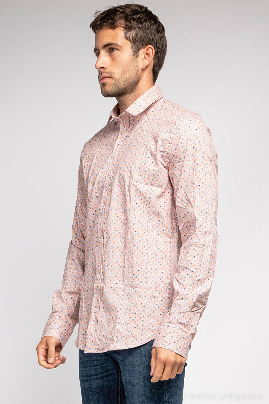 Ανδρικό πουκάμισο Aldwyn, Ροζ 3