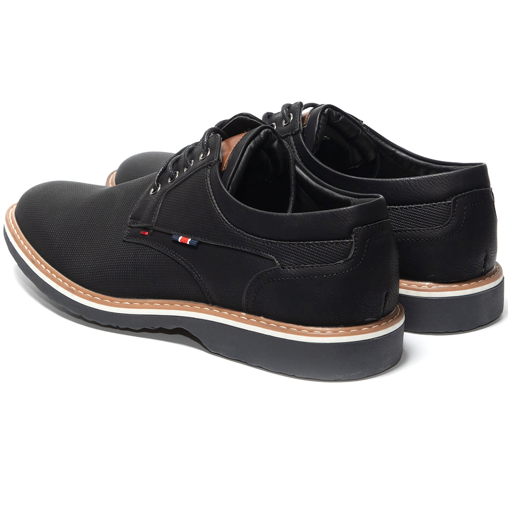Ανδρικά παπούτσια Alessio, Μαύρο 3