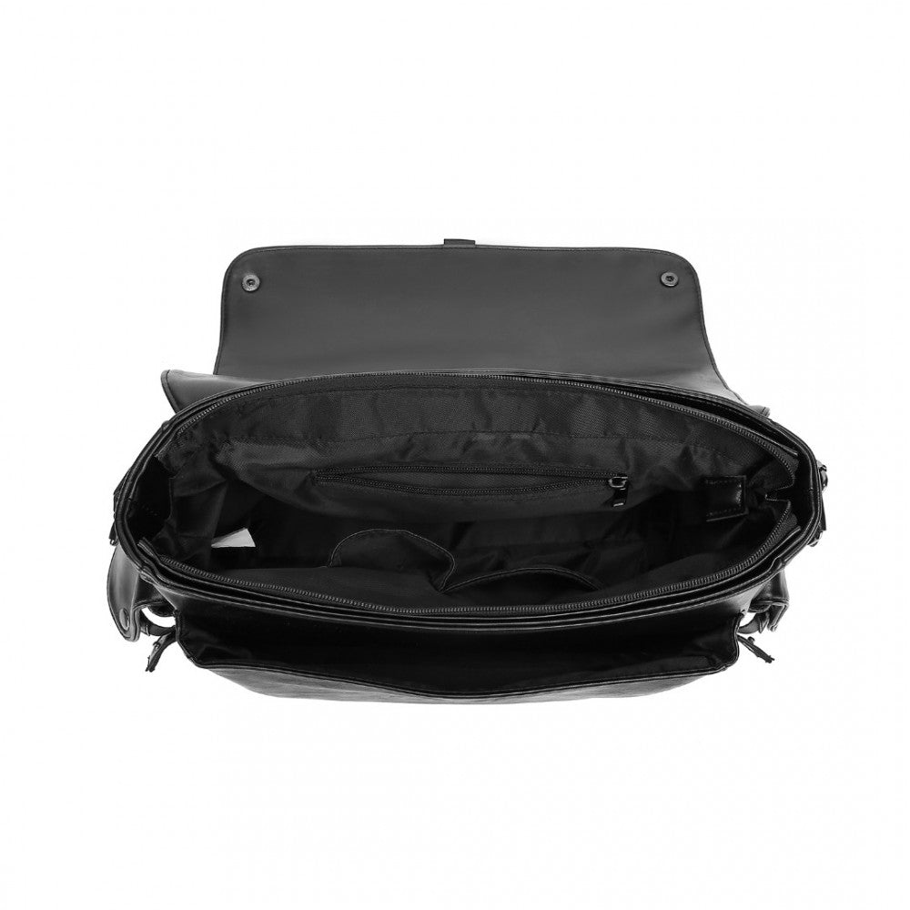 Ανδρική τσάντα Alvar, Μαύρο 4