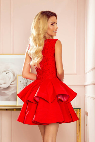 Γυναικείο φόρεμα Amalia, Κόκκινο 6
