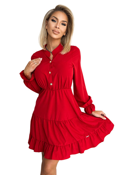 Γυναικείο φόρεμα Anemona, Κόκκινο 1