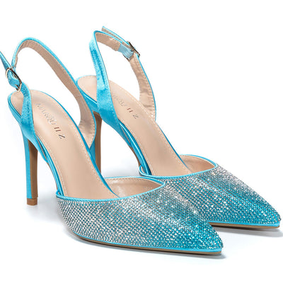Γυναικεία παπούτσια Angelina, Γαλάζιο 2