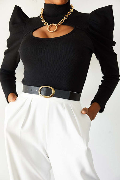 Γυναικεία μπλούζα Anika, Μαύρο 3