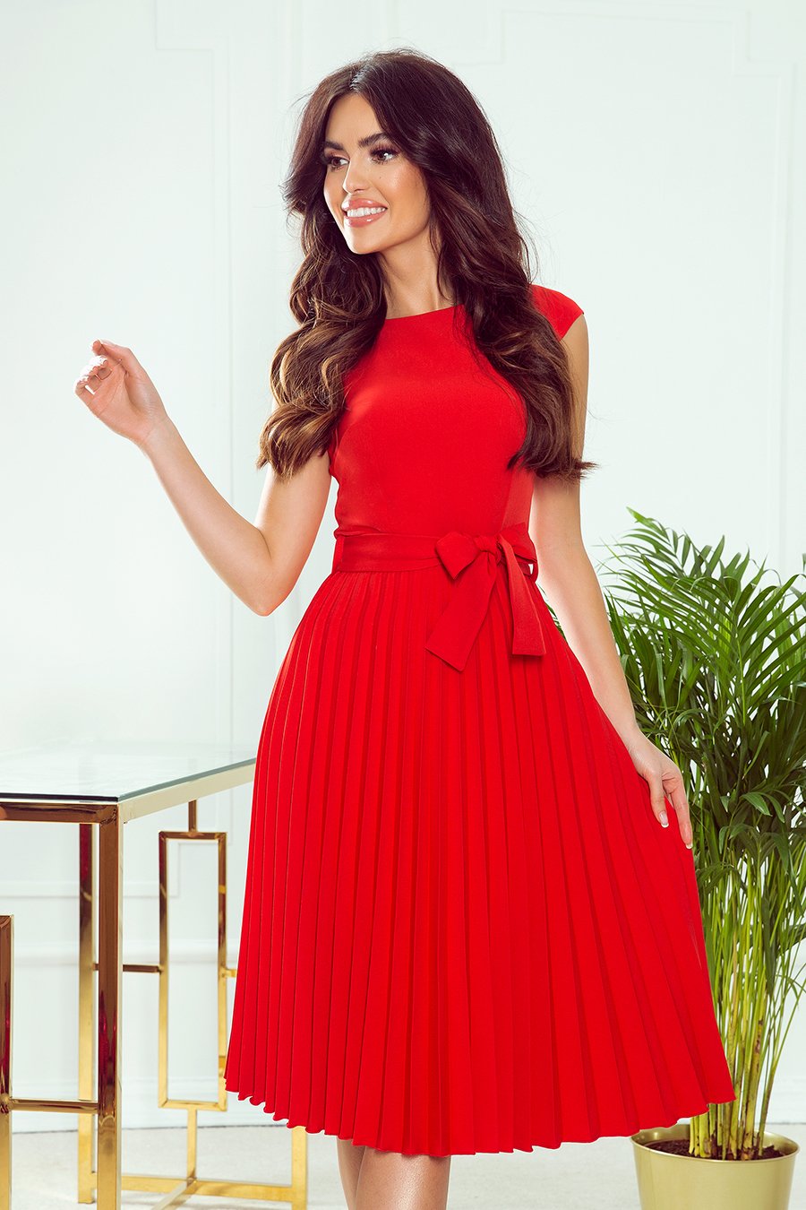 Γυναικείο φόρεμα Annette, Κόκκινο 5