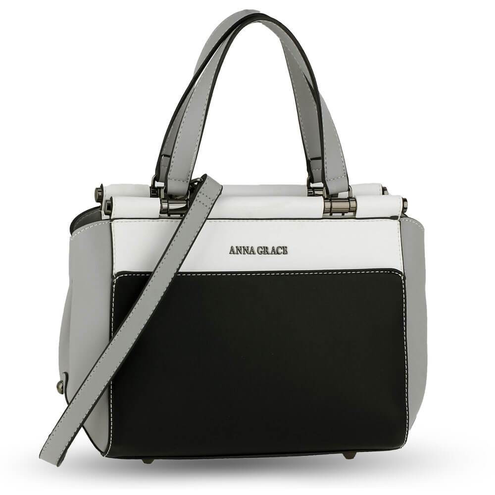 Γυναικεία τσάντα Antoinette, Μαύρο/Λευκό/Γκρί 1