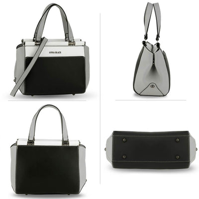 Γυναικεία τσάντα Antoinette, Μαύρο/Λευκό/Γκρί 3