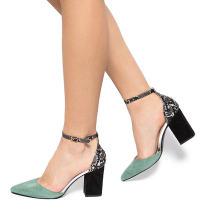 Γυναικεία παπούτσια Ariella, Μαύρο/Πράσινο 1