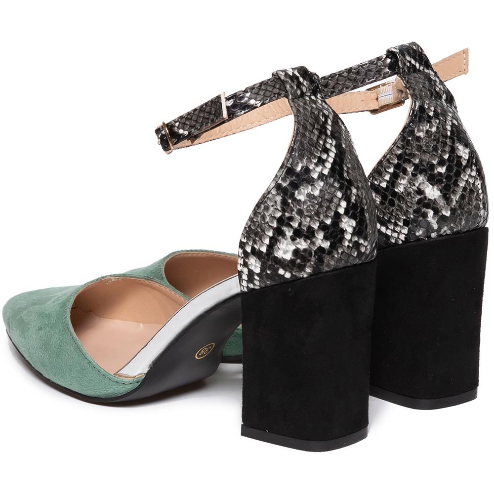 Γυναικεία παπούτσια Ariella, Μαύρο/Πράσινο 4