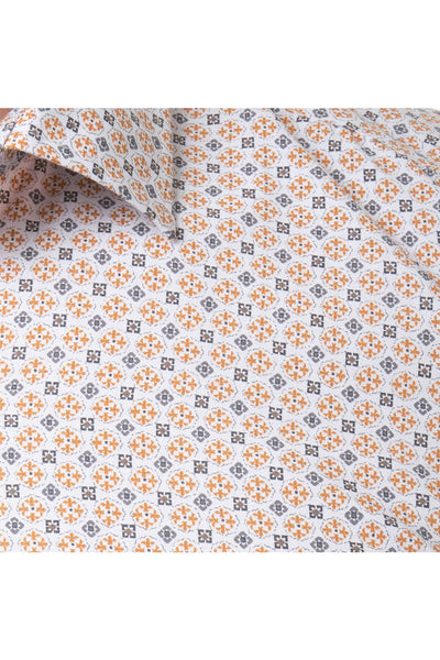 Ανδρικό πουκάμισο Arturo, Λευκό/Πορτοκάλι 2