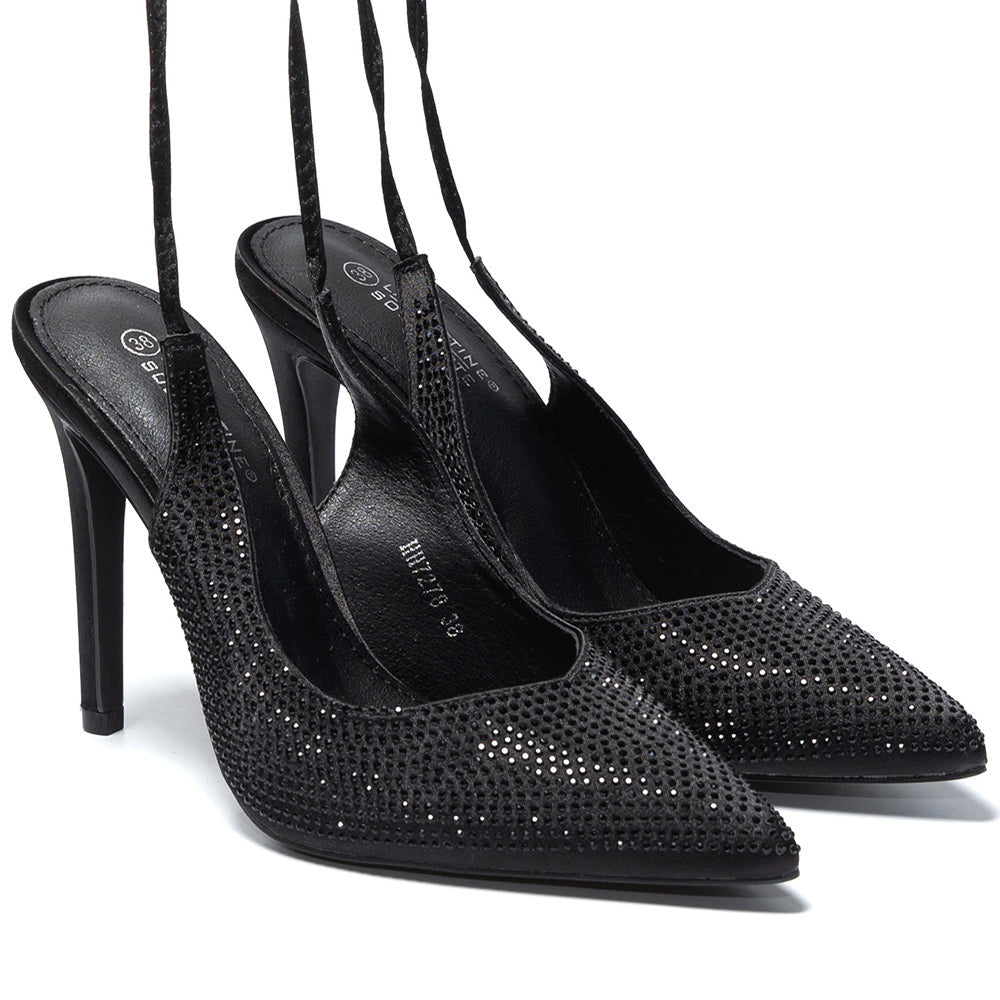 Γυναικεία παπούτσια Azumy, Μαύρο 2