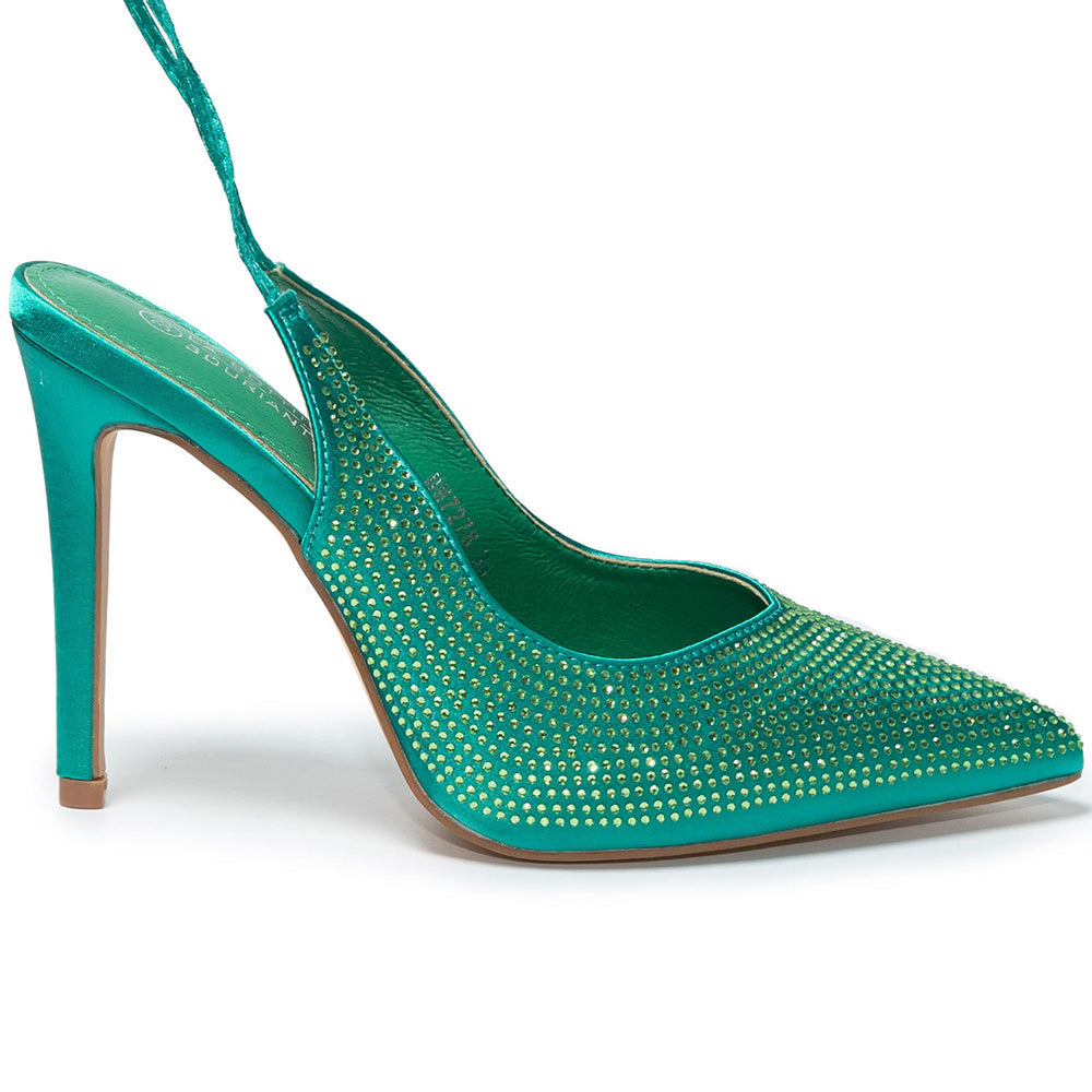 Γυναικεία παπούτσια Azumy, Πράσινο 3