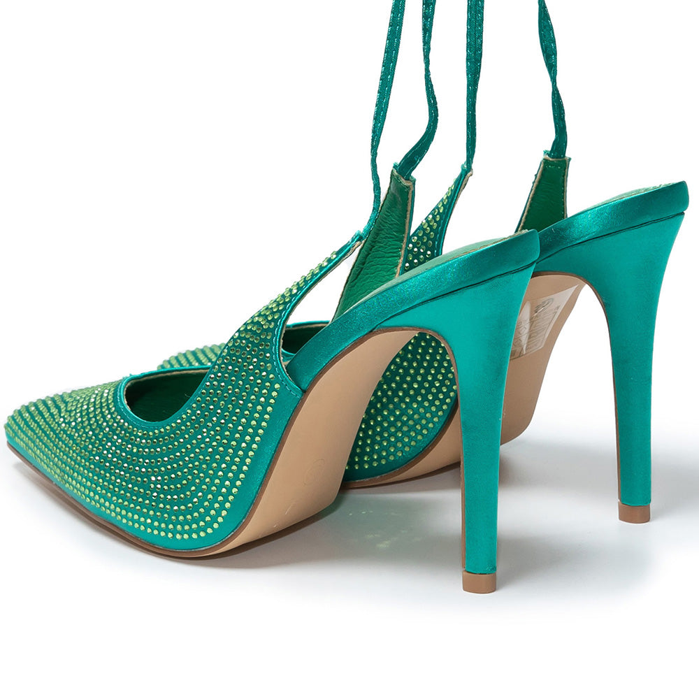Γυναικεία παπούτσια Azumy, Πράσινο 4