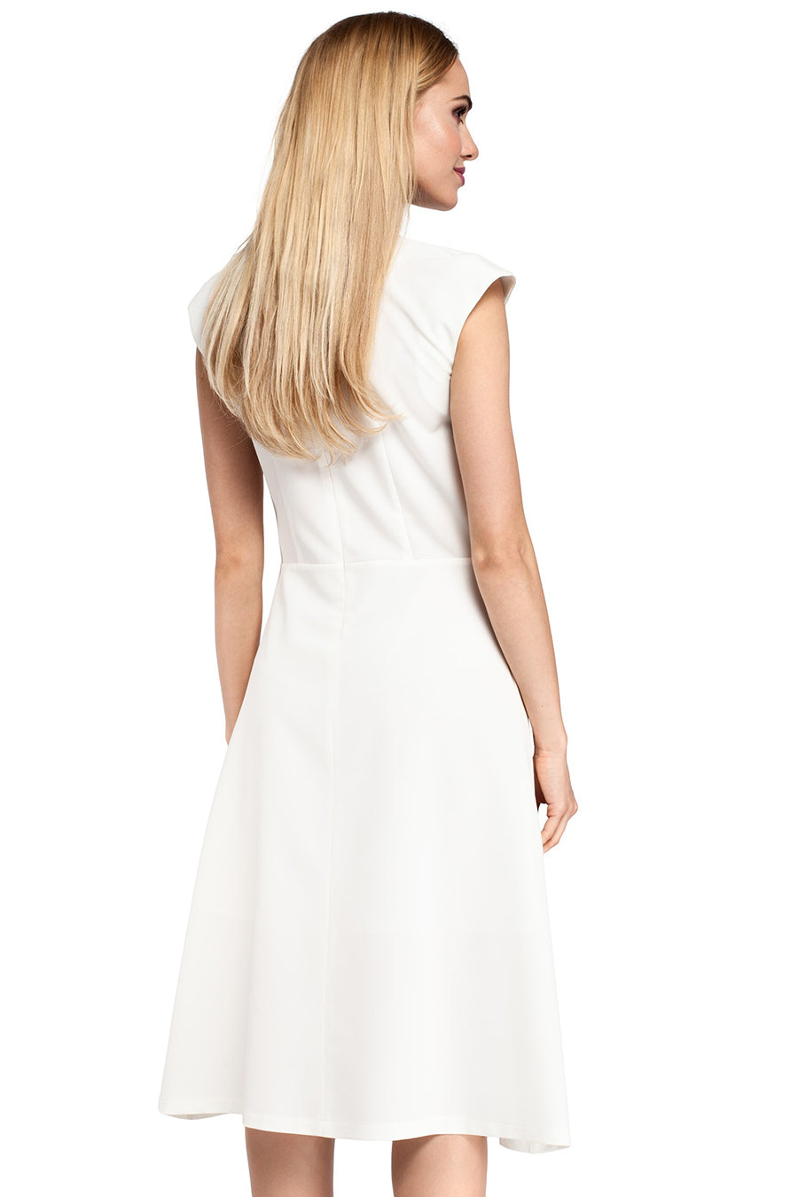 Γυναικείο φόρεμα Barbara, Λευκό 4