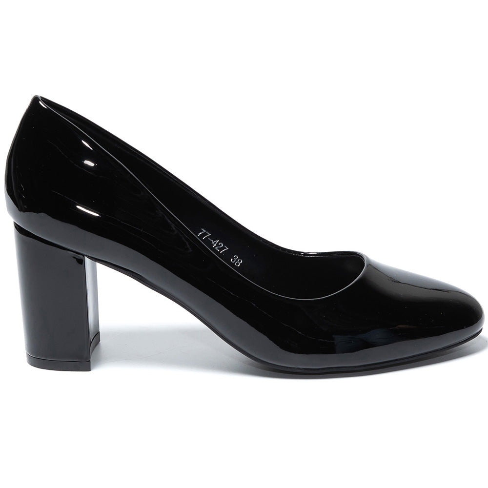 Γυναικεία παπούτσια Bianka, Μαύρο 3