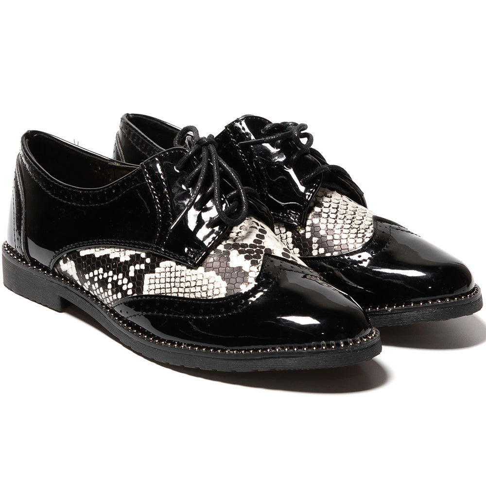 Γυναικεία παπούτσια Bonamy, Μαύρο/Γκρί 2