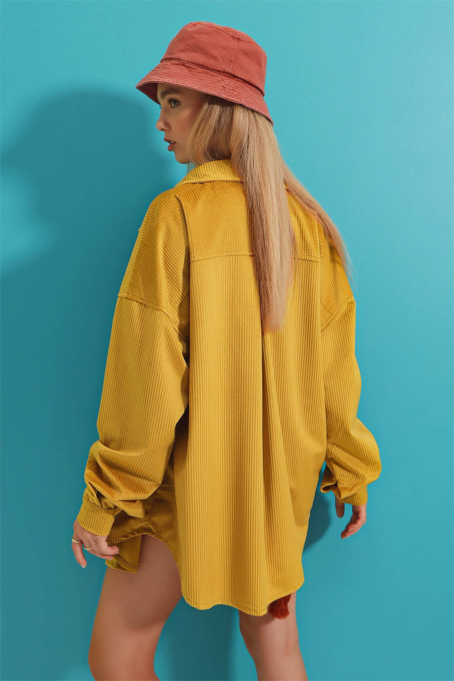 Γυναικείο πουκάμισο Cristin, Κίτρινο 5