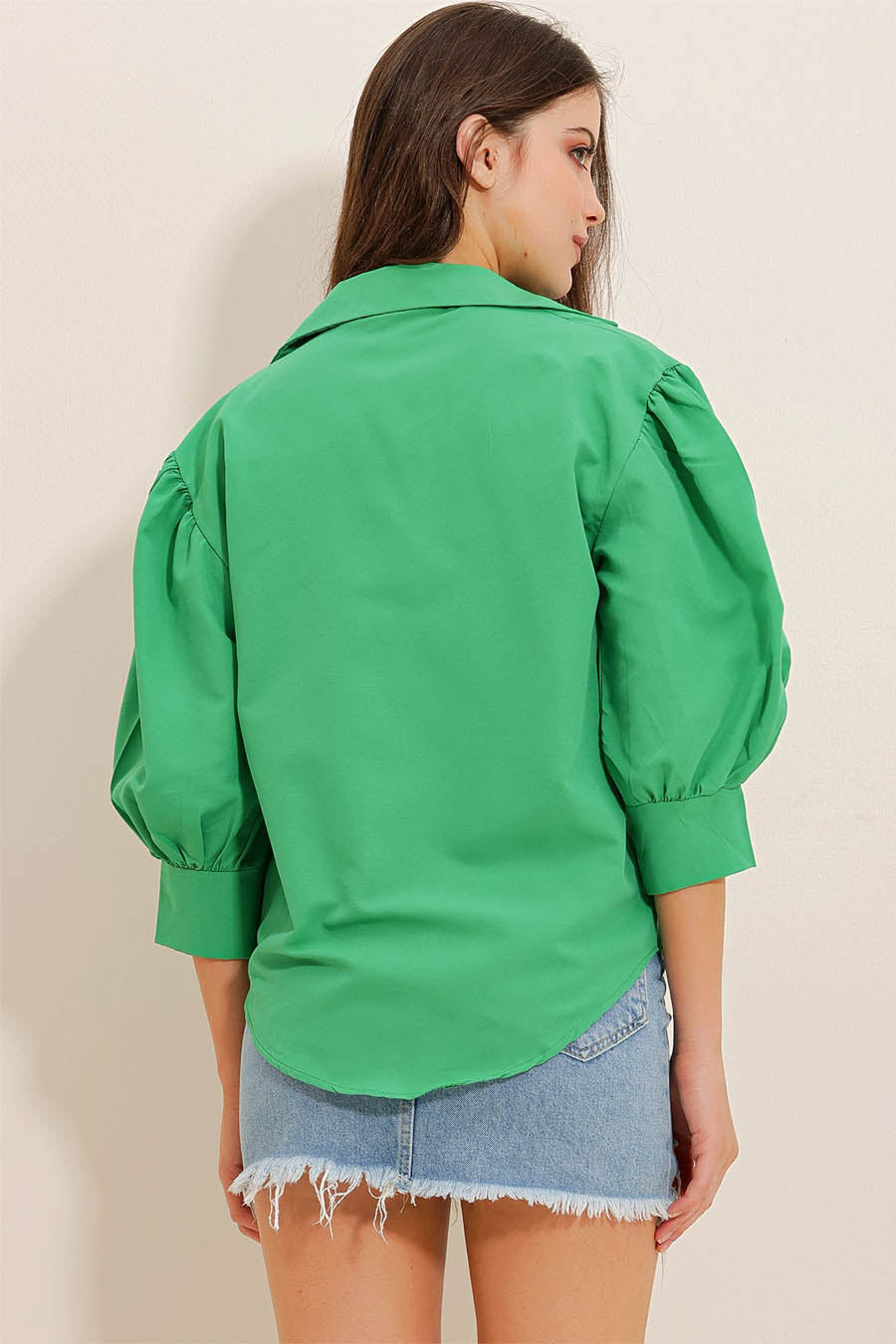 Γυναικείο πουκάμισο Maryam, Πράσινο 6