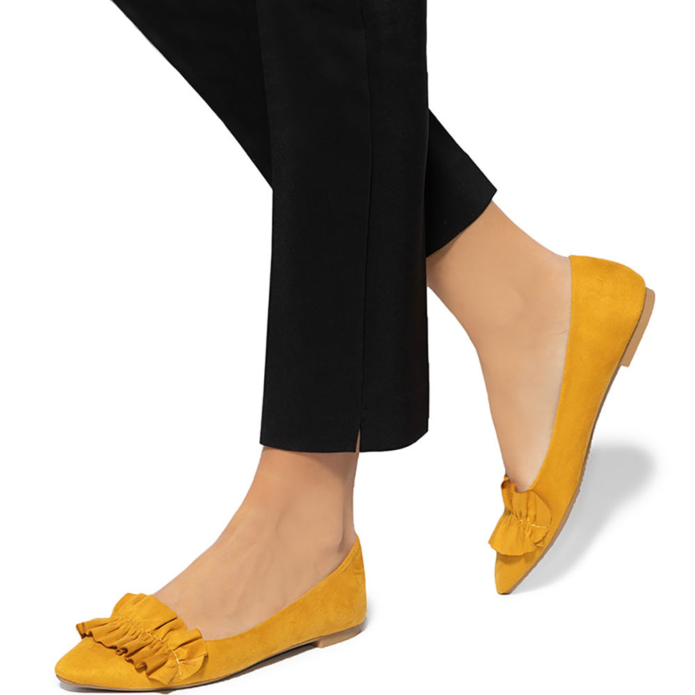 Γυναικεία παπούτσια Cesarina, Κίτρινο 1