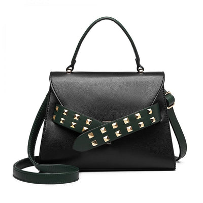 Γυναικεία τσάντα Cici, Μαύρο/Πράσινο 1