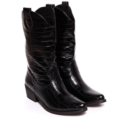 Γυναικείες μπότες Effa, Μαύρο 2