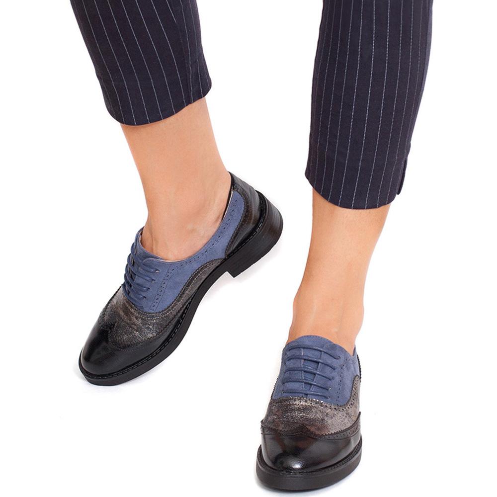 Γυναικεία παπούτσια Claudette, Μαύρο/Μπλε 1