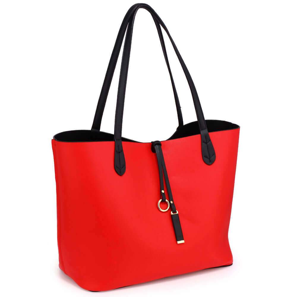Γυναικεία τσάντα Crissa, Μαύρο/Κόκκινο 1