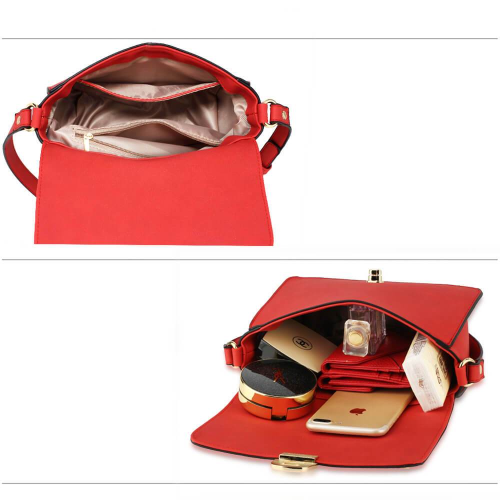Γυναικεία τσάντα Cynthia, Κόκκινο 2