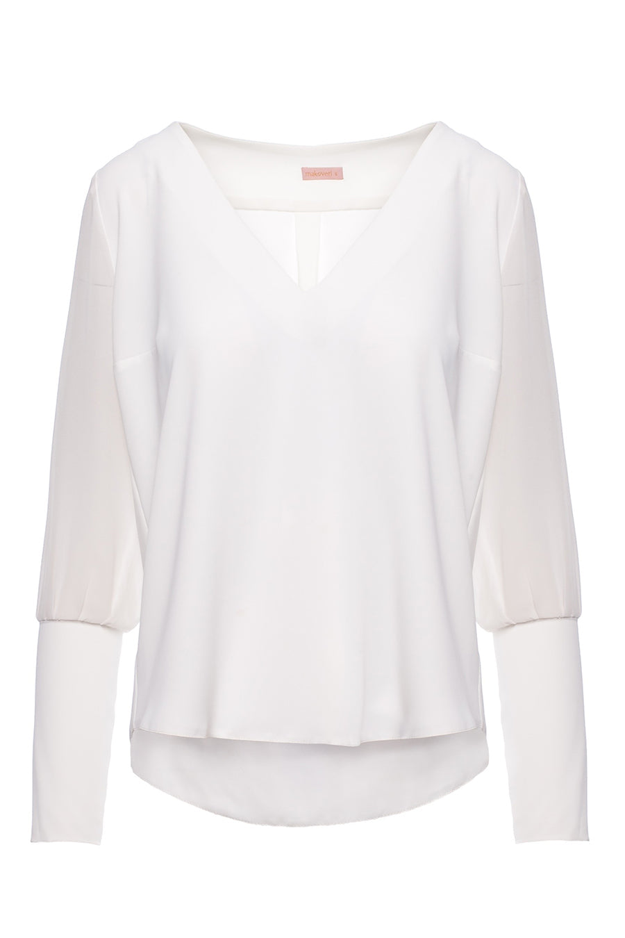 Γυναικεία μπλούζα Dafne, Λευκό 5