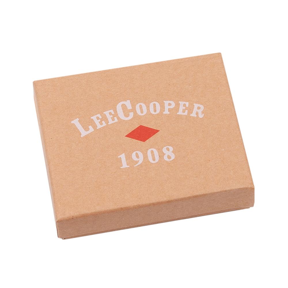 Lee Cooper | Ανδρική δερμάτινη θήκη καρτών EF-POB006, Σκούρο Καφέ 5