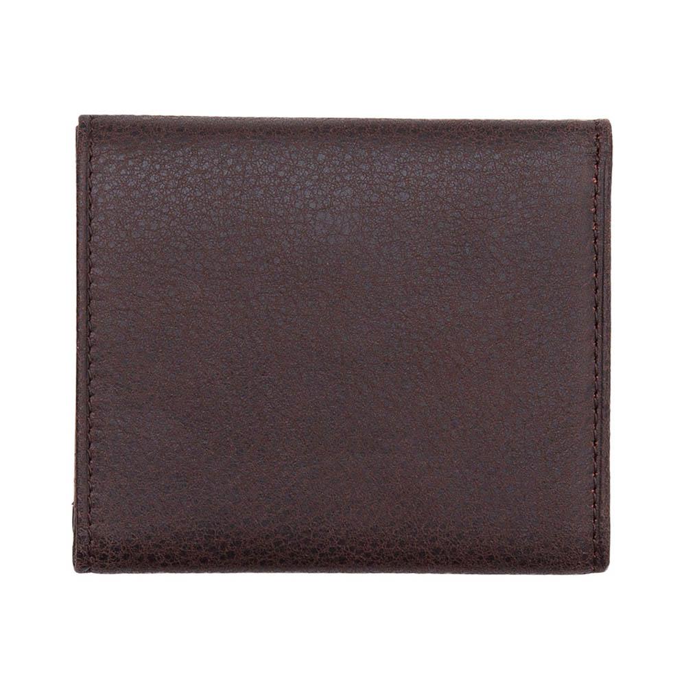 Lee Cooper | Ανδρικό πορτοφόλι από γνήσιο φυσικό δέρμα EF-POB009, Σκούρο Καφέ 5