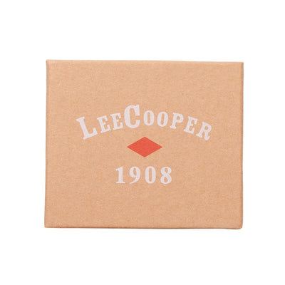 Lee Cooper | Ανδρικό πορτοφόλι από γνήσιο φυσικό δέρμα EF-POB009, Καφέ 5