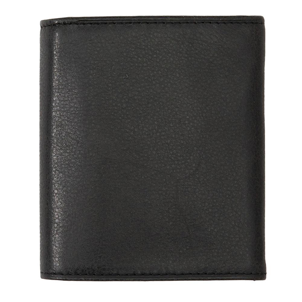 Lee Cooper | Ανδρικό πορτοφόλι από γνήσιο φυσικό δέρμα EF-POB009, Μαύρο 4