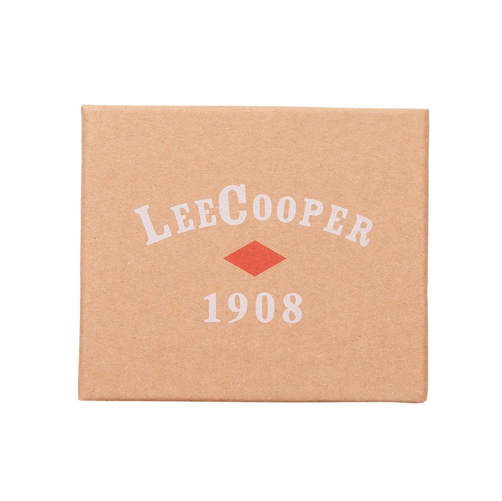 Lee Cooper | Ανδρικό πορτοφόλι από γνήσιο φυσικό δέρμα EF-POB009, Μαύρο 5