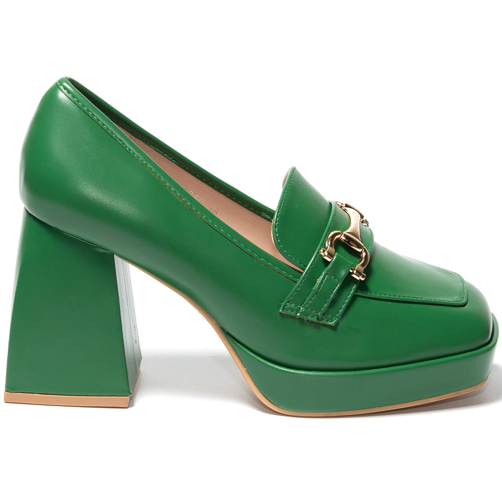 Γυναικεία παπούτσια Echidna, Σκούρο πράσινο 3