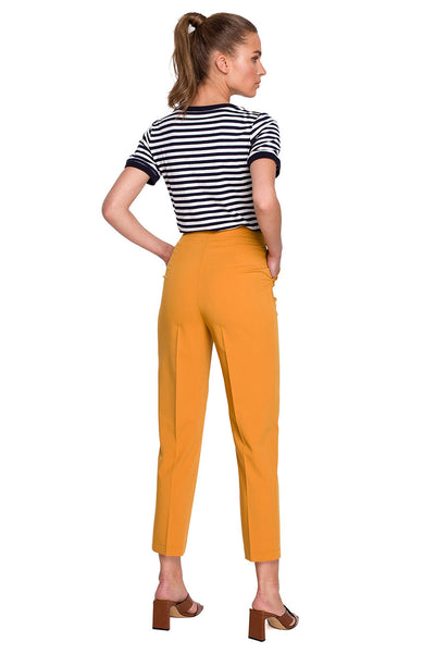 Γυναικείο παντελόνι Eissa, Κίτρινο 2