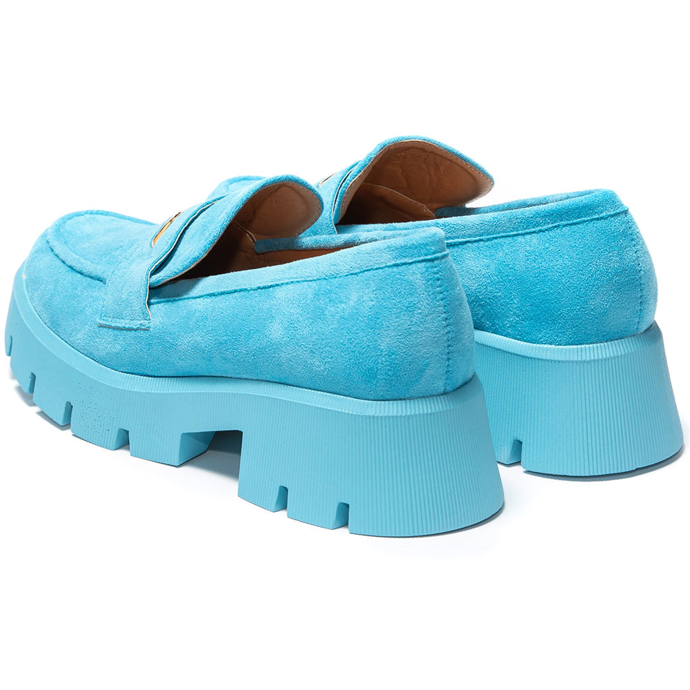 Γυναικεία παπούτσια Emanuela, Γαλάζιο 4