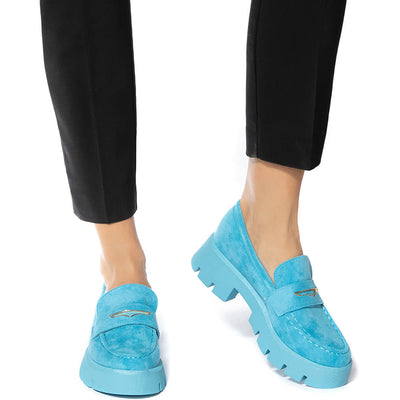 Γυναικεία παπούτσια Emanuela, Γαλάζιο 1